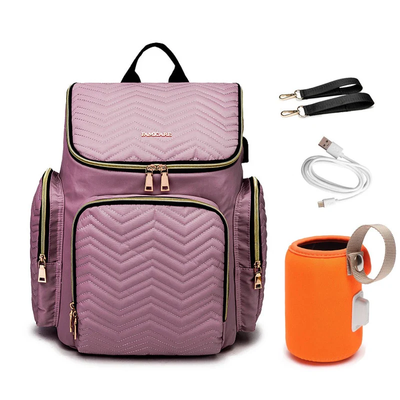 2021 Baby Diaper Bag Large Capacity Nappy Bag Maternity Travel Handbag - Image 3