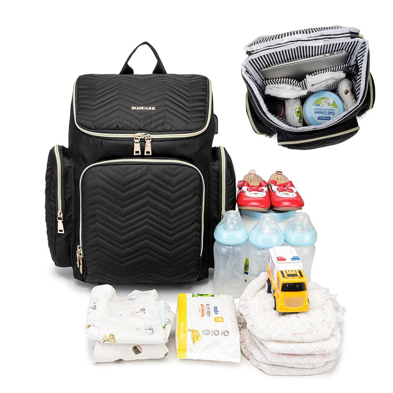 2021 Baby Diaper Bag Large Capacity Nappy Bag Maternity Travel Handbag - Image 8