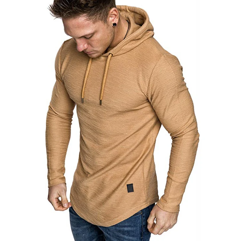 2022 New Men Brand Solid Color Sweatshirt - Image 3