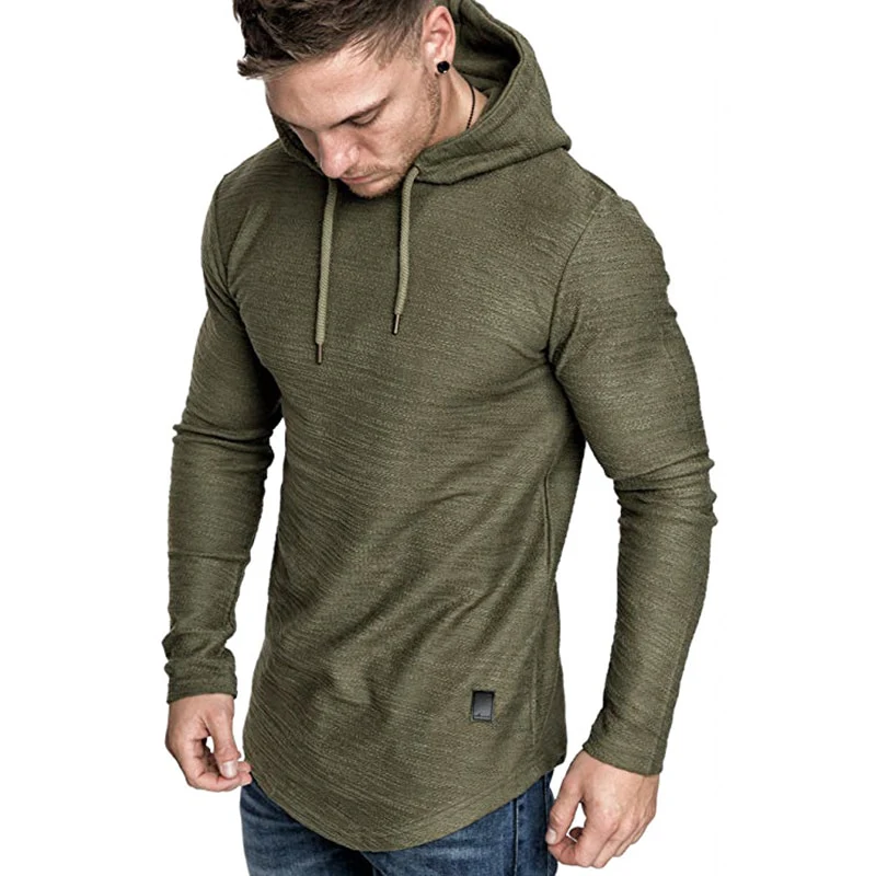 2022 New Men Brand Solid Color Sweatshirt - Image 4
