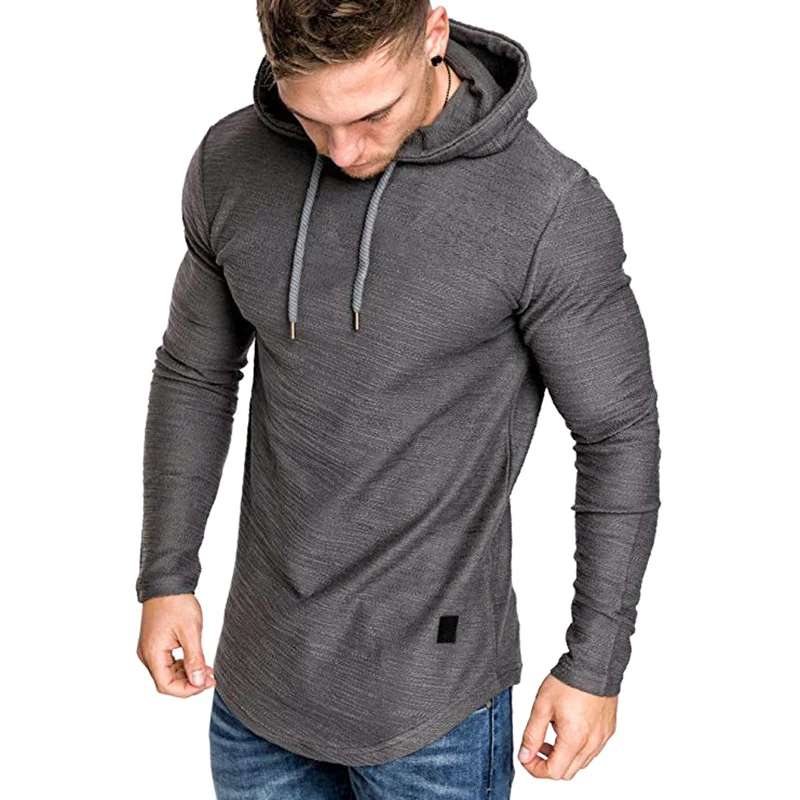 2022 New Men Brand Solid Color Sweatshirt - Image 7