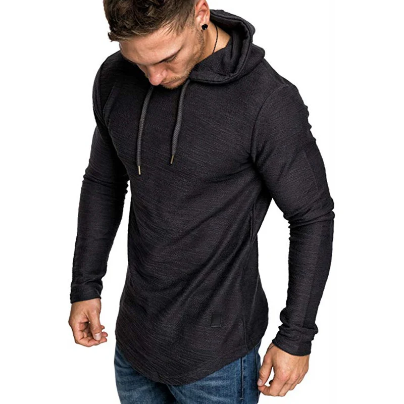 2022 New Men Brand Solid Color Sweatshirt - Image 8