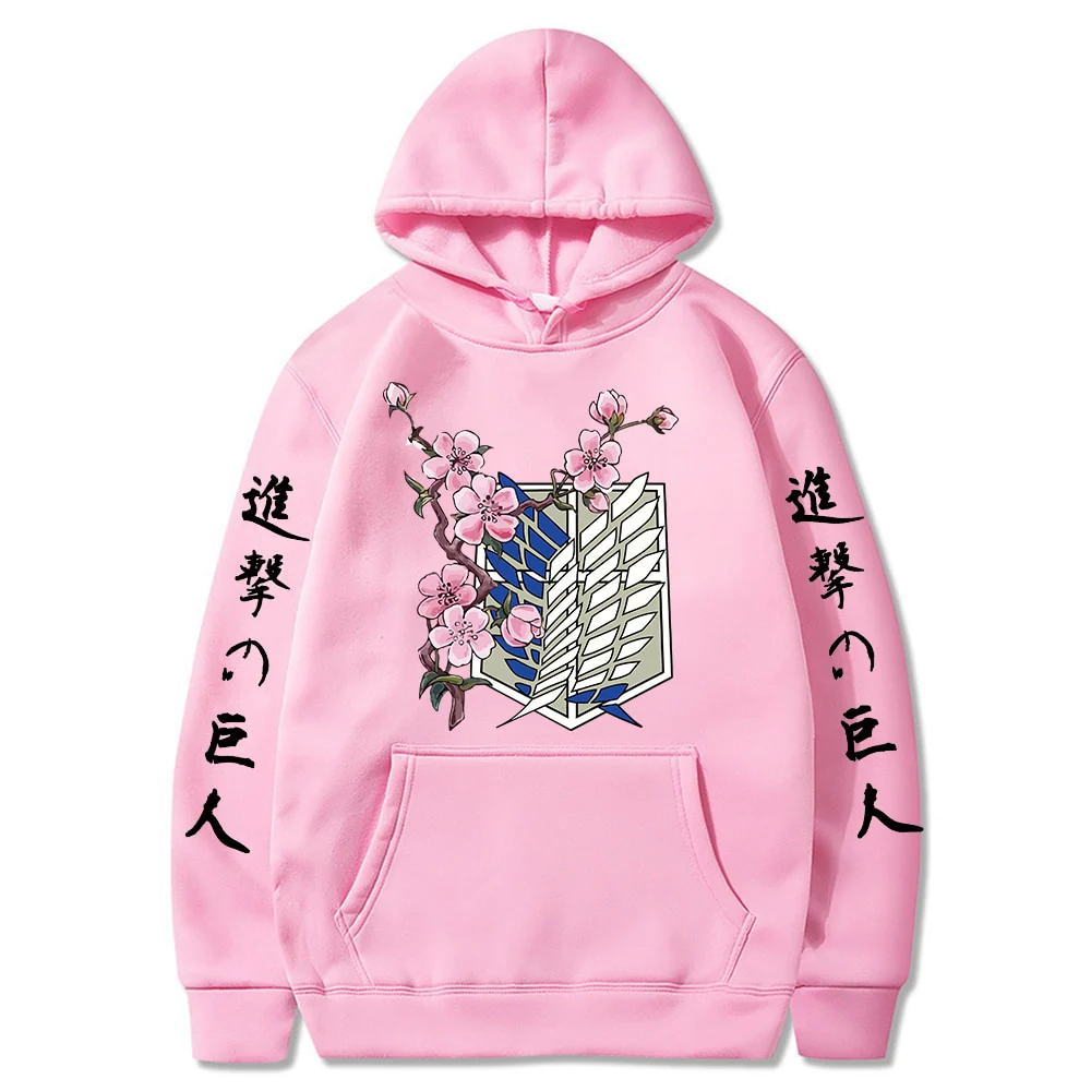 Anime Attack on Titan Printed Long Sleeved Hoodie Men Women Tops Harajuku Clothes - Image 4