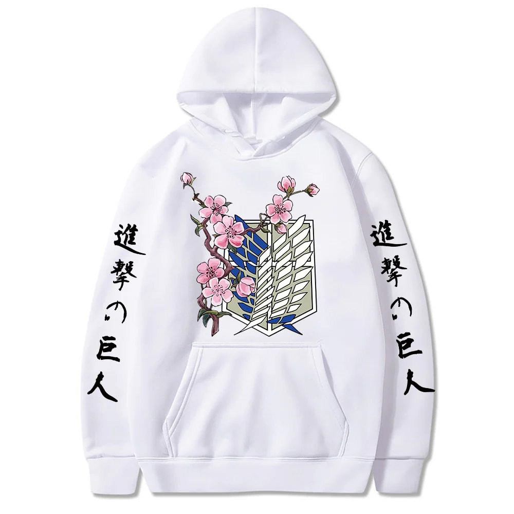 Anime Attack on Titan Printed Long Sleeved Hoodie Men Women Tops Harajuku Clothes - Image 5