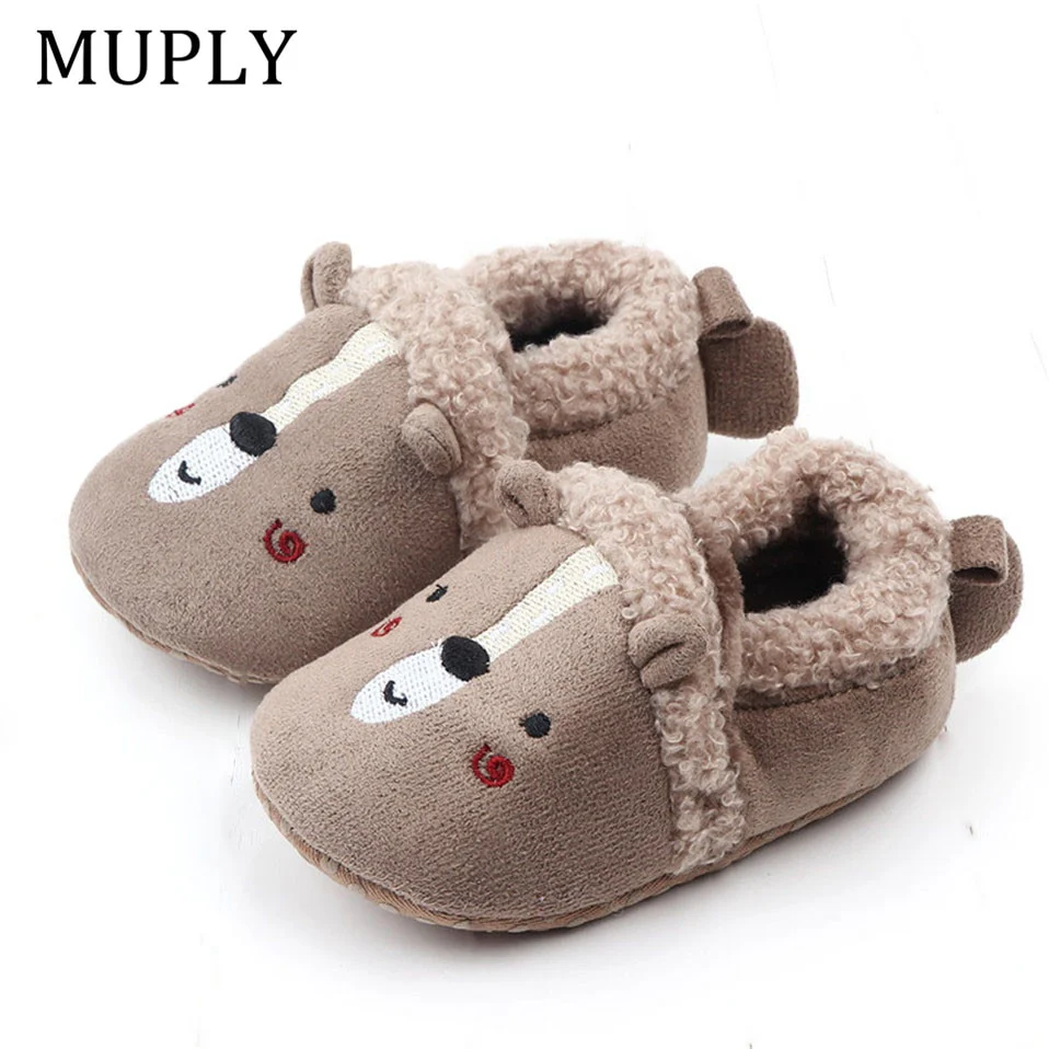 Baby Shoes Adorable Infant Slippers Toddler Baby Boy Girl Knit Crib Shoes - Image 15