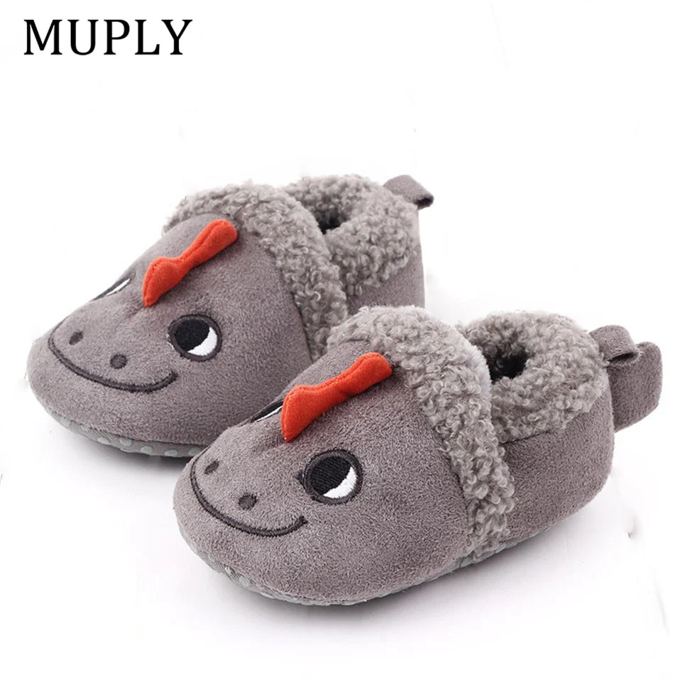Baby Shoes Adorable Infant Slippers Toddler Baby Boy Girl Knit Crib Shoes - Image 17