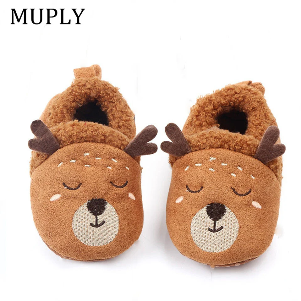 Baby Shoes Adorable Infant Slippers Toddler Baby Boy Girl Knit Crib Shoes - Image 18