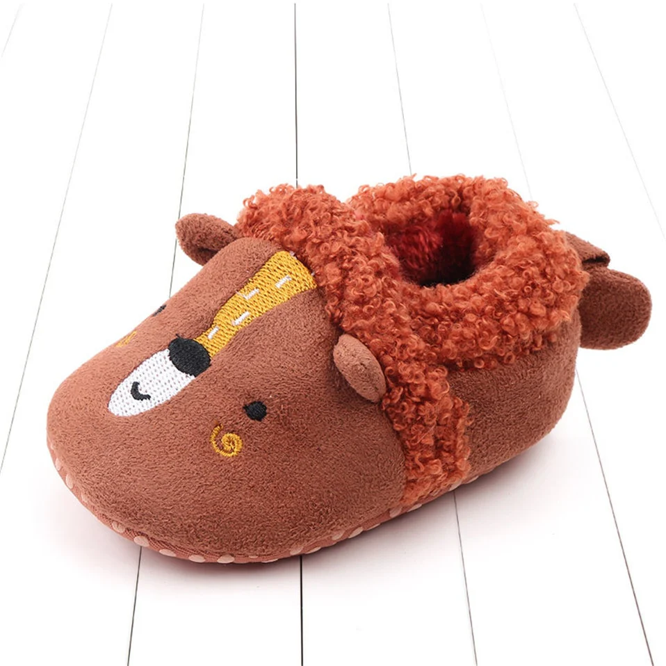 Baby Shoes Adorable Infant Slippers Toddler Baby Boy Girl Knit Crib Shoes - Image 5
