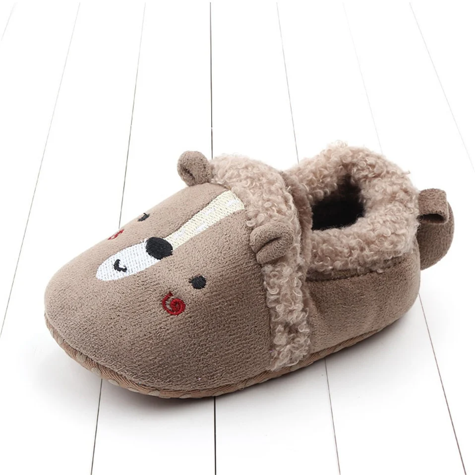 Baby Shoes Adorable Infant Slippers Toddler Baby Boy Girl Knit Crib Shoes - Image 7