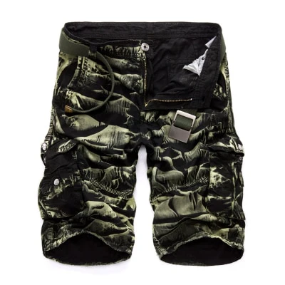 Camouflage Camo Cargo Shorts Men 2022 New Mens Casual Shorts Male Loose Work Shorts Man Military Short Pants Plus Size 29-44 - Image 3