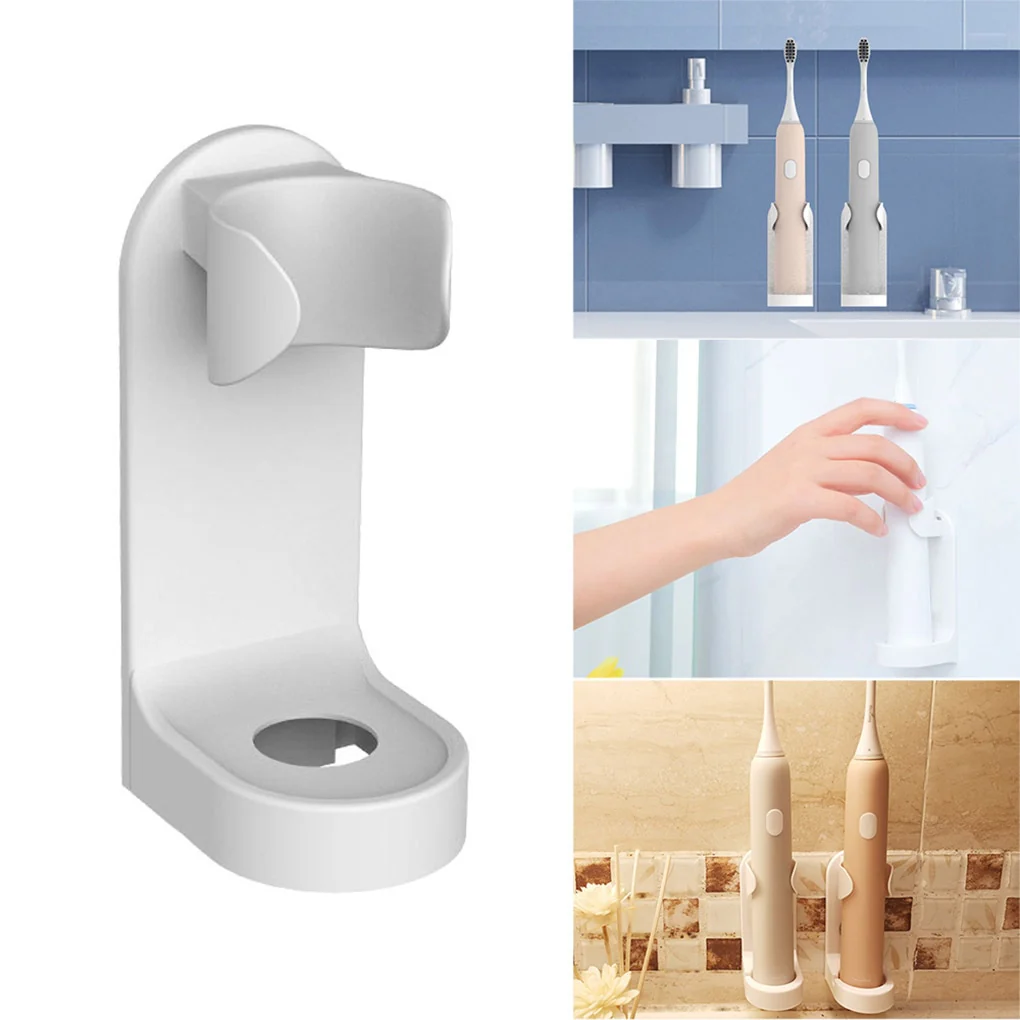 Hot Sale1PC Toothbrush Stand Rack Organizer Electric Toothbrush Wall-Mounted Holder Space Saving Bathroom Accessories - Image 4