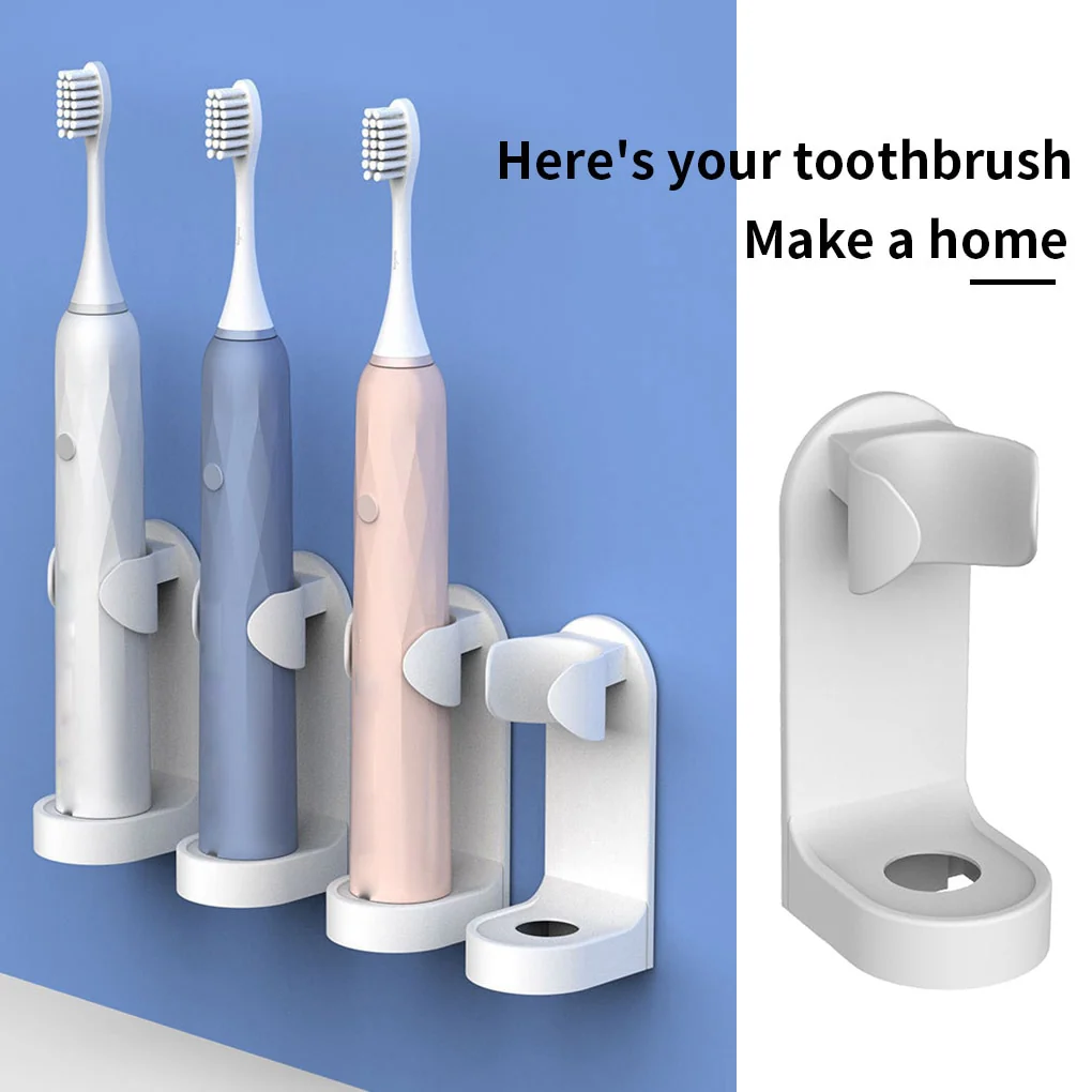 Hot Sale1PC Toothbrush Stand Rack Organizer Electric Toothbrush Wall-Mounted Holder Space Saving Bathroom Accessories - Image 7