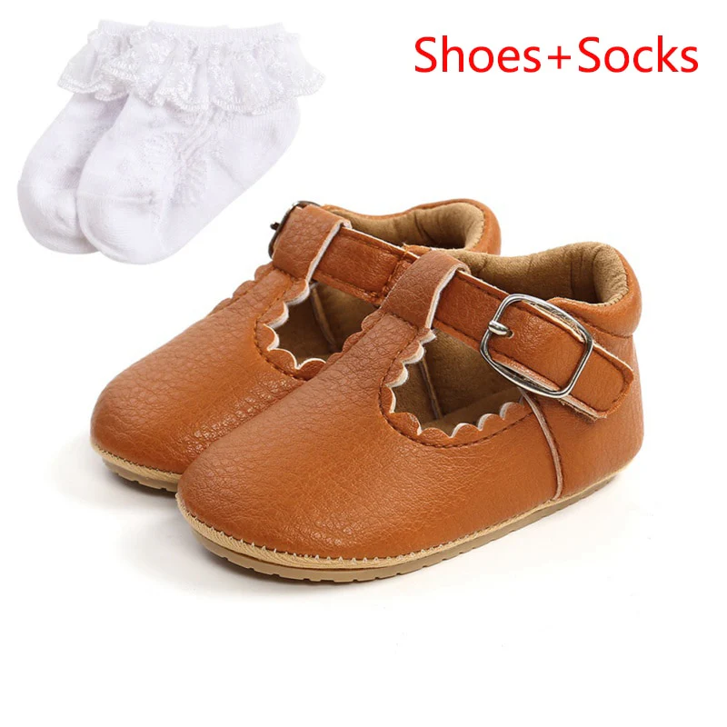 Lovely Baby Boy 1 Year Leather Shoes Baby Leopard PU Leather Non-slip Soft Sole Toddler First Walking Shoes 0-18M - Image 4