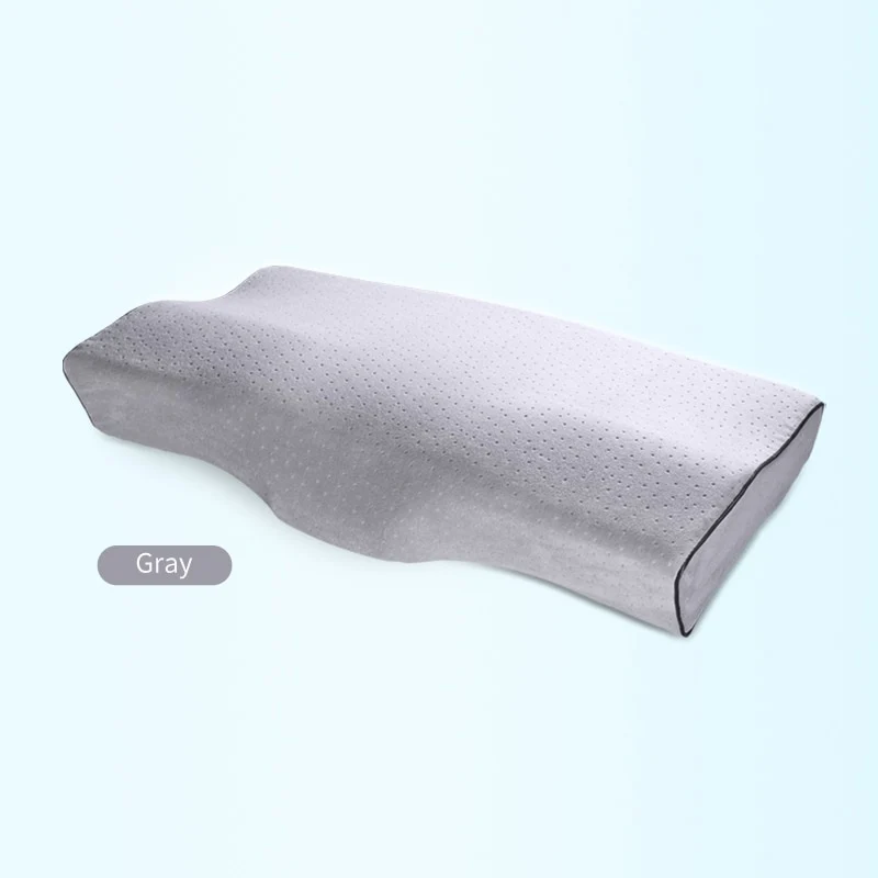 Memory Foam Bed Orthopedic Pillow Neck Protection Slow Rebound Memory Pillow Butterfly Shaped Health Cervical Neck Size 60/50 cm - Image 6