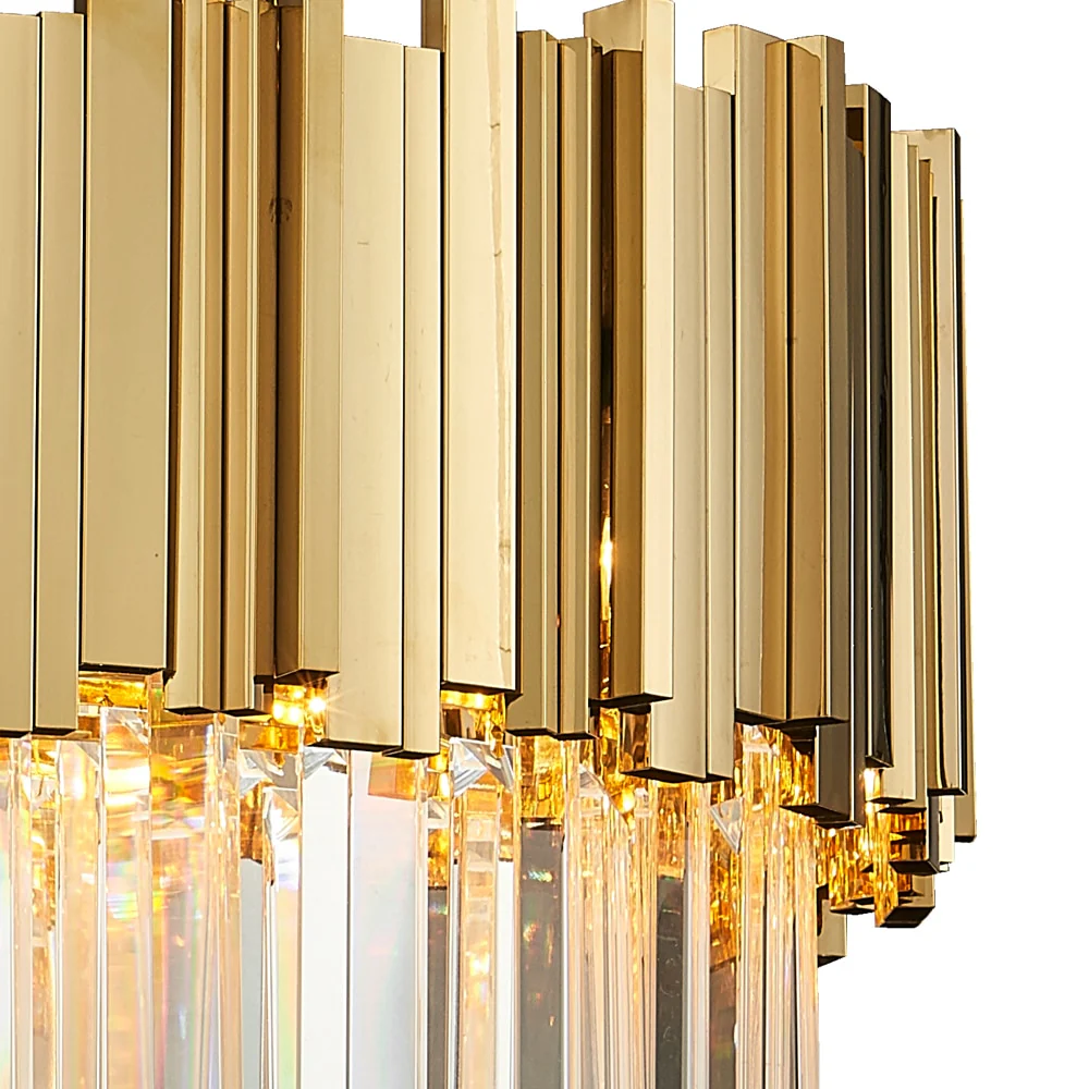 Modern Crystal Ceiling Chandelier For Living Room LED Luxury Gold Stainless Steel Lustres Cristal Lamp Hanging Fixtures Bedroom - Image 7