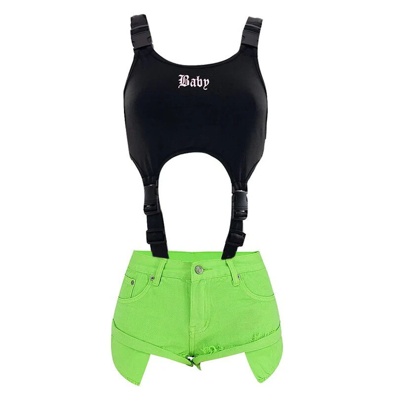 Rave Outfit Nightclub Costume Women Sexy Bodysuit Hot Shorts Gogo Dancer Costume Stage Wear Pole Dancewear Dancer Outfit DL9770 - Image 7