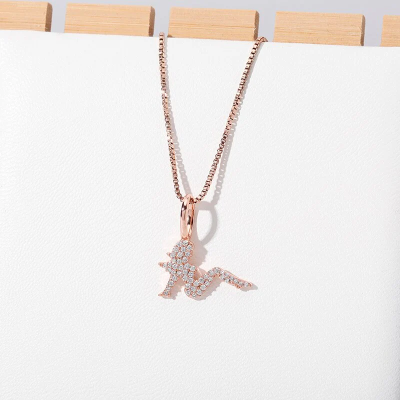 TOPGRILLZ Charm Women Pendant 100%925 Sterling Silver Iced Zircon Pendant Women Fashion Jewelary. - Image 4