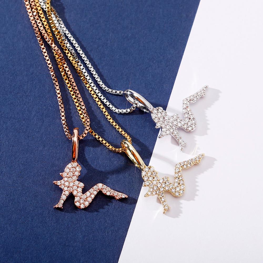 TOPGRILLZ Charm Women Pendant 100%925 Sterling Silver Iced Zircon Pendant Women Fashion Jewelary. - Image 9