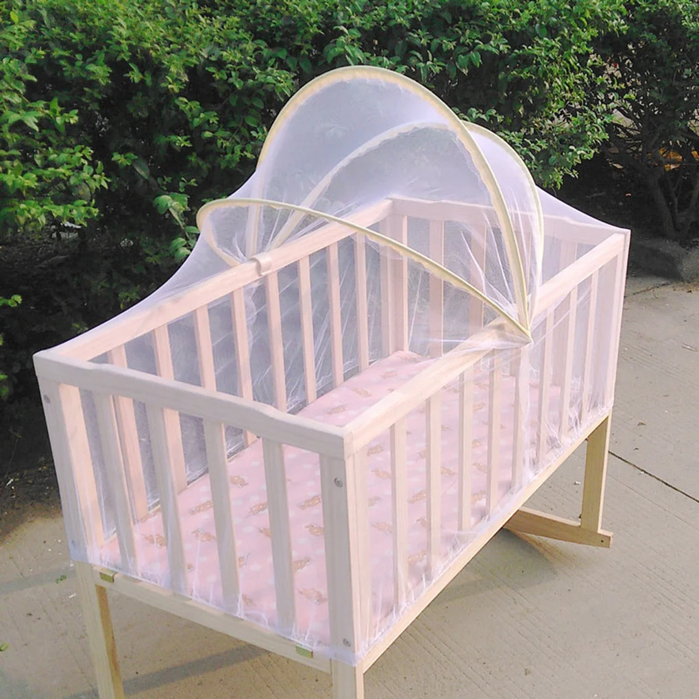 Universal Baby Kids Cradle Mosquito Net Crib Cot Mesh Canopy on the crib Infant Toddler Playpens Baby Bed Tent  90x50cm - Image 4