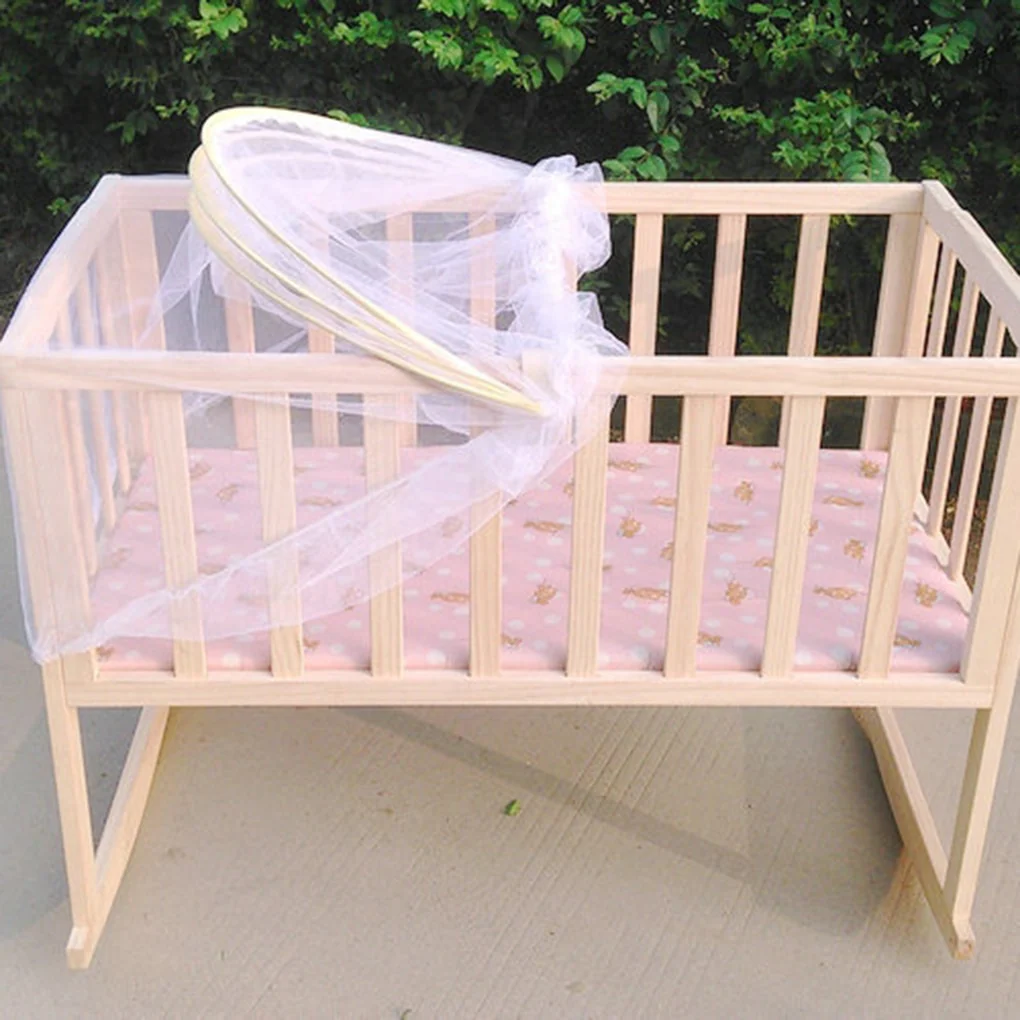Universal Baby Kids Cradle Mosquito Net Crib Cot Mesh Canopy on the crib Infant Toddler Playpens Baby Bed Tent  90x50cm - Image 6