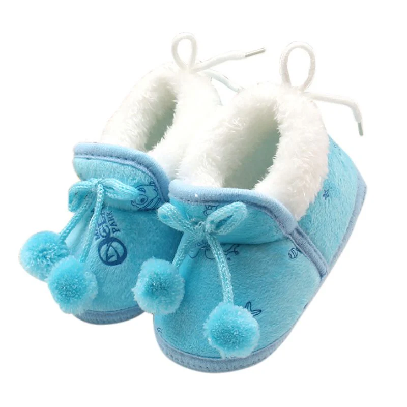 Winter Sweet Newborn Baby Girls Princess Winter Boots First Walkers Soft Soled Infant Toddler Kids Girl Footwear Shoes - Image 6