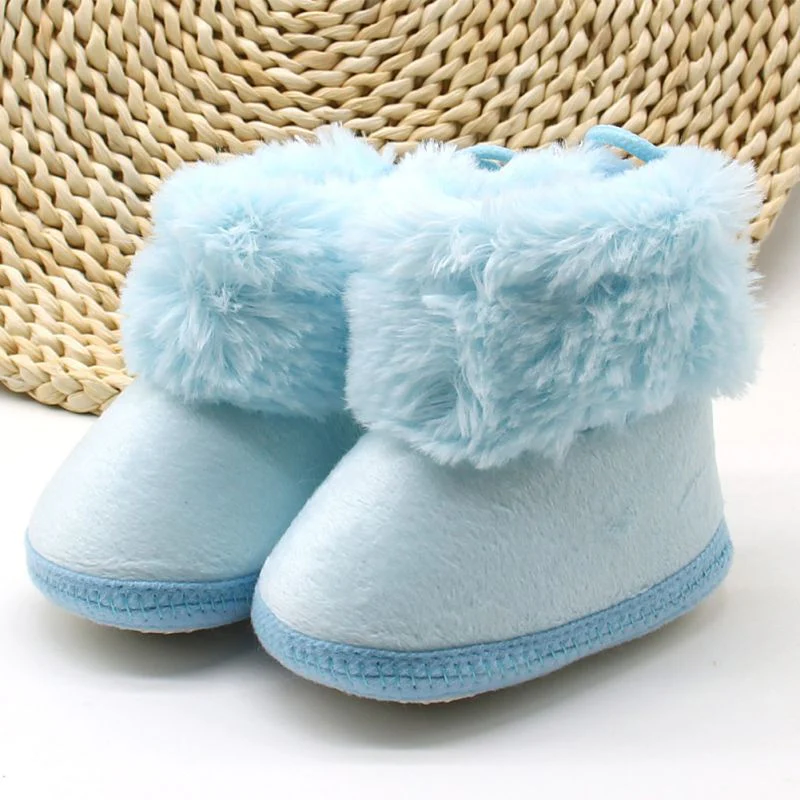 Winter Sweet Newborn Baby Girls Princess Winter Boots First Walkers Soft Soled Infant Toddler Kids Girl Footwear Shoes - Image 9