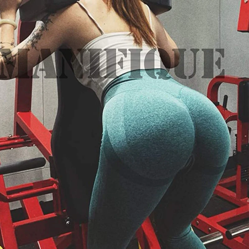Women Sexy High Waist Scrunch Leggings Booty Push Up Workout Legging Butt Lifting Seamless - Image 23