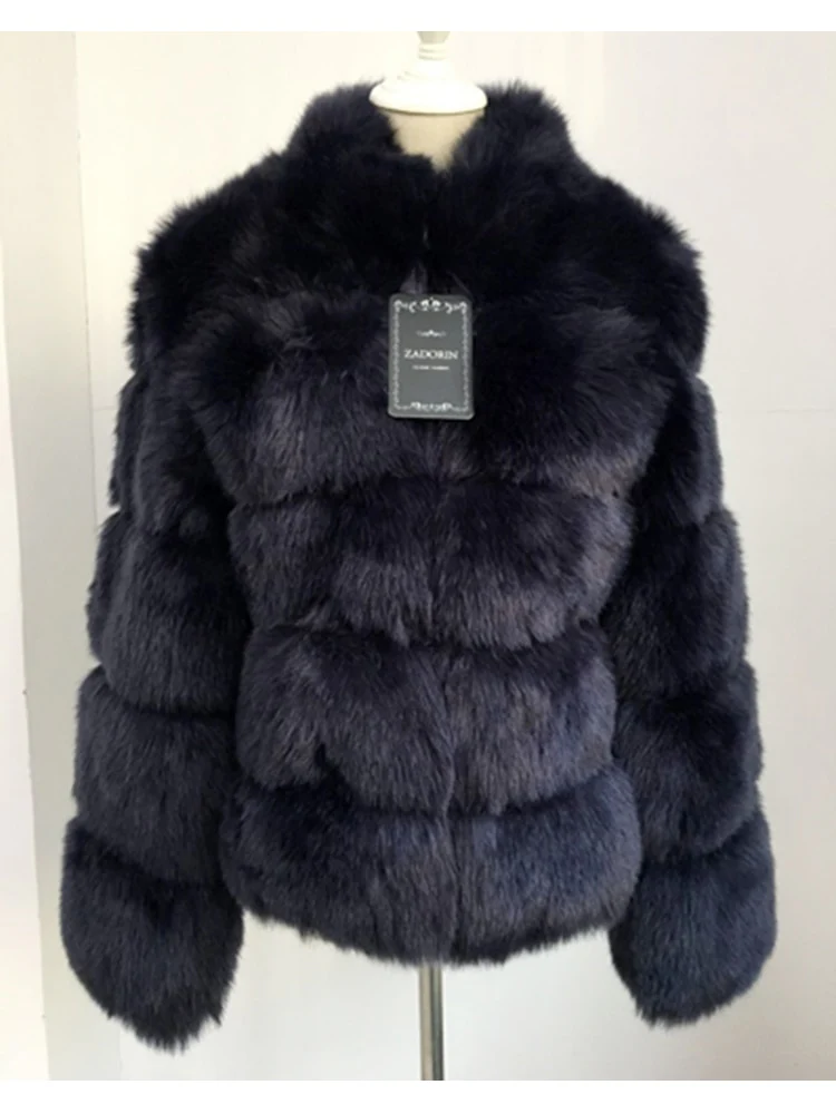 SEXY ZADORIN Fashion Thick Warm Winter Coat - Image 11