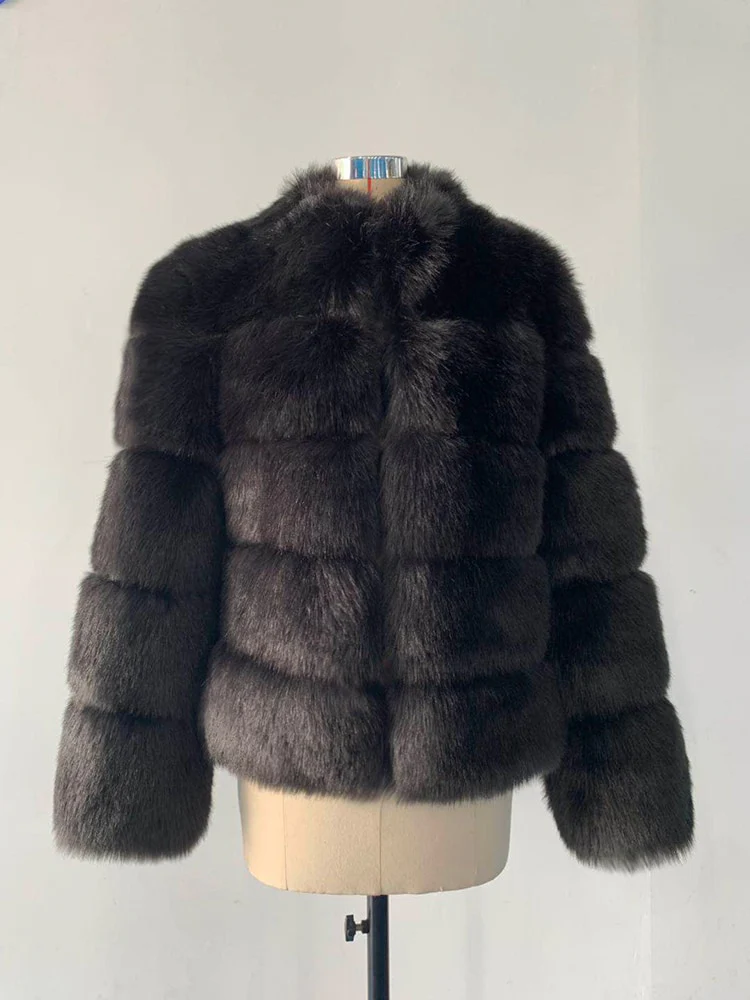 SEXY ZADORIN Fashion Thick Warm Winter Coat - Image 8